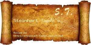 Steinhart Tamás névjegykártya